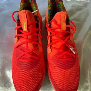 Under Armour Neon Orange Athletic Shoes